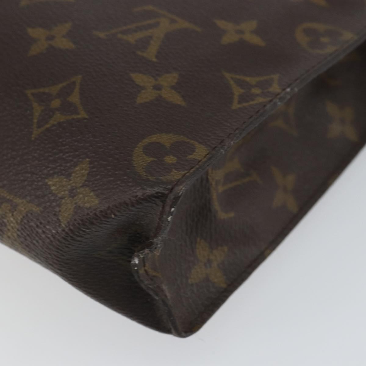 LOUIS VUITTON Monogram Poche Toilette 26 Pouch M47542 LV Auth 162065