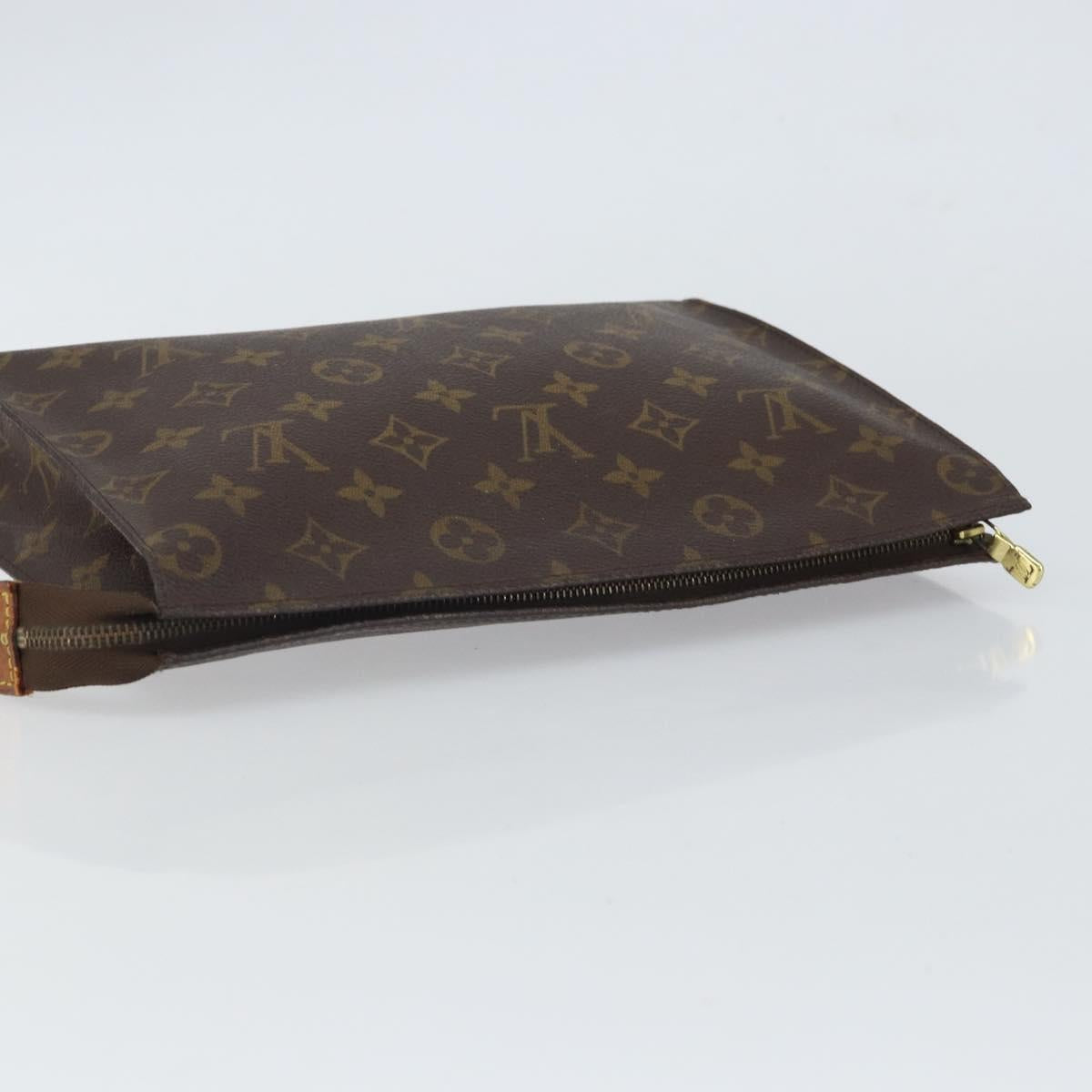 LOUIS VUITTON Monogram Poche Toilette 26 Pouch M47542 LV Auth 162065