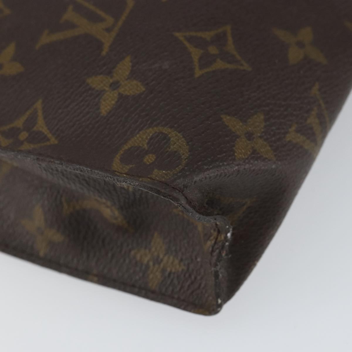 LOUIS VUITTON Monogram Poche Toilette 26 Pouch M47542 LV Auth 162065