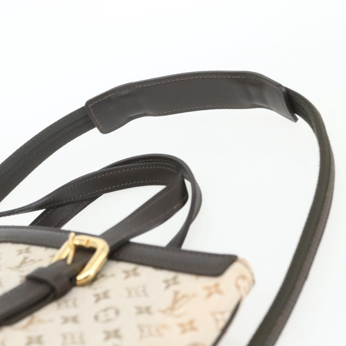 LOUIS VUITTON Monogram Mini Françoise Tote Bag 2Way Khaki M92209 LV Auth 162070