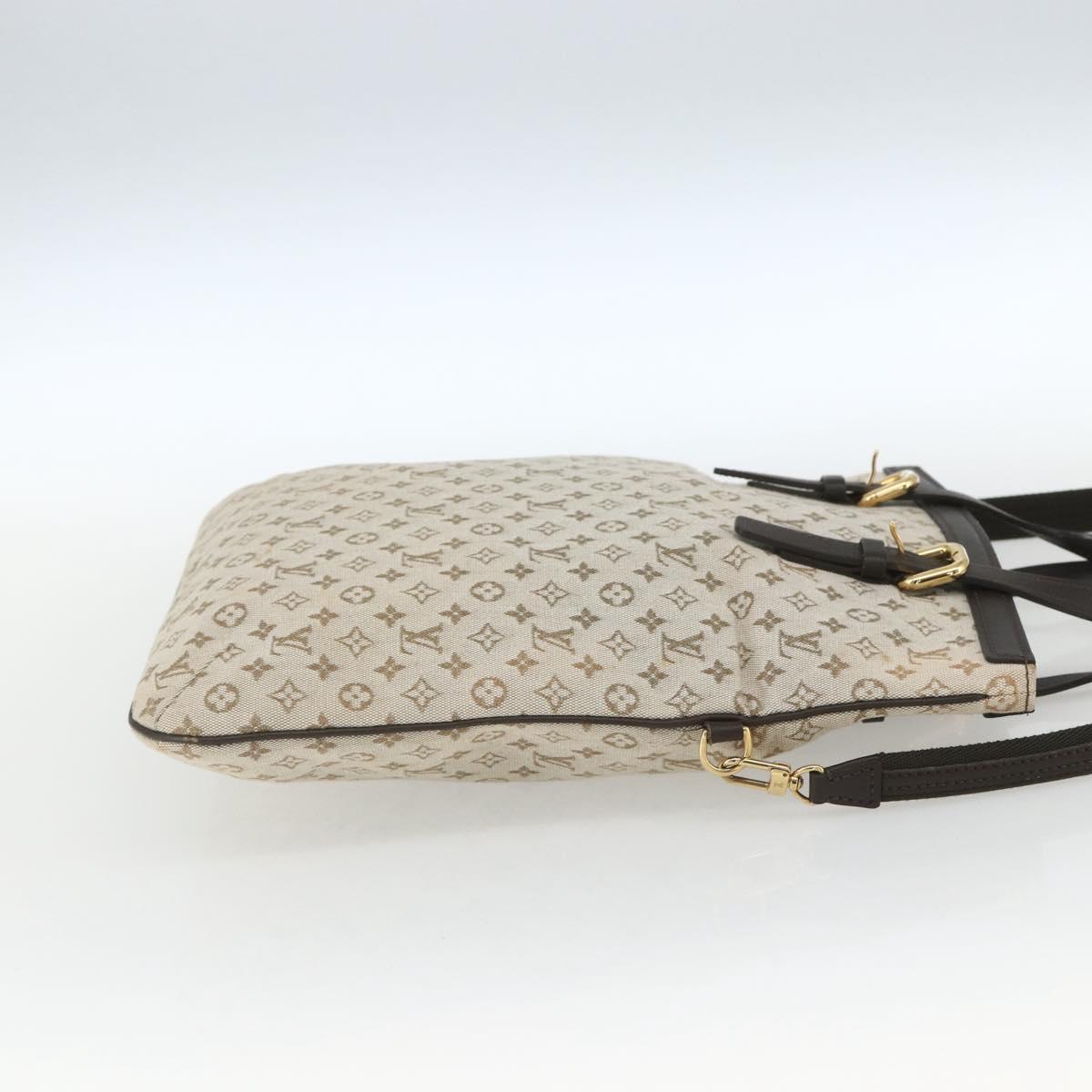LOUIS VUITTON Monogram Mini Françoise Tote Bag 2Way Khaki M92209 LV Auth 162070