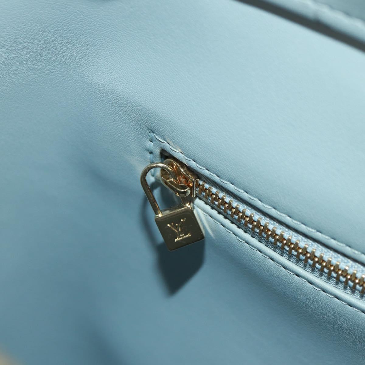 LOUIS VUITTON Monogram Vernis Houston Hand Bag Gris M91053 LV Auth 162078V