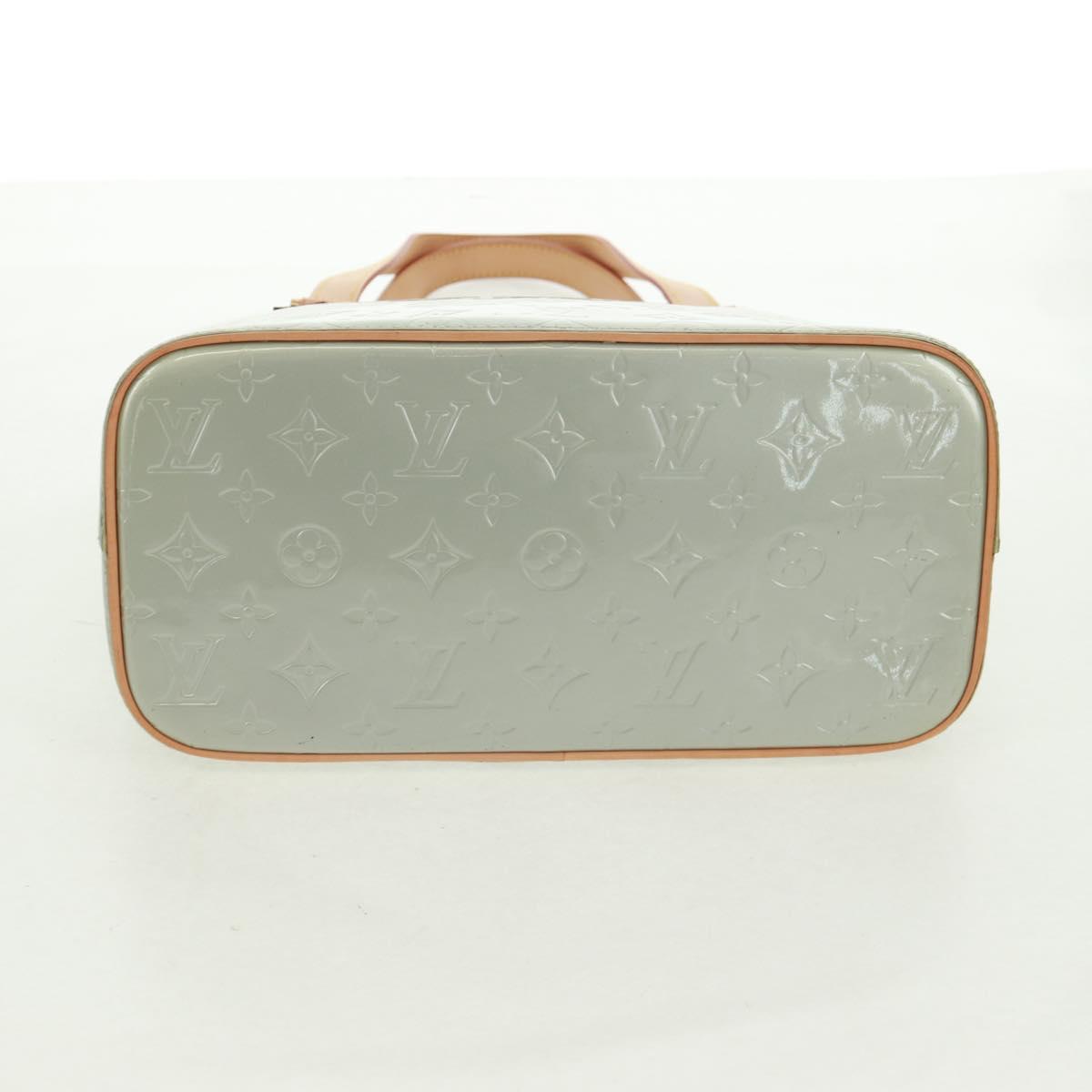 LOUIS VUITTON Monogram Vernis Houston Hand Bag Gris M91053 LV Auth 162078V
