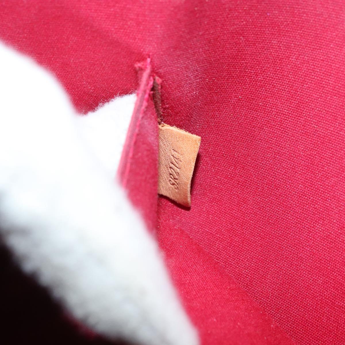 LOUIS VUITTON Vernis Roxbury Drive Bag 2way Pomme D'amour M91987 LV Auth 162085