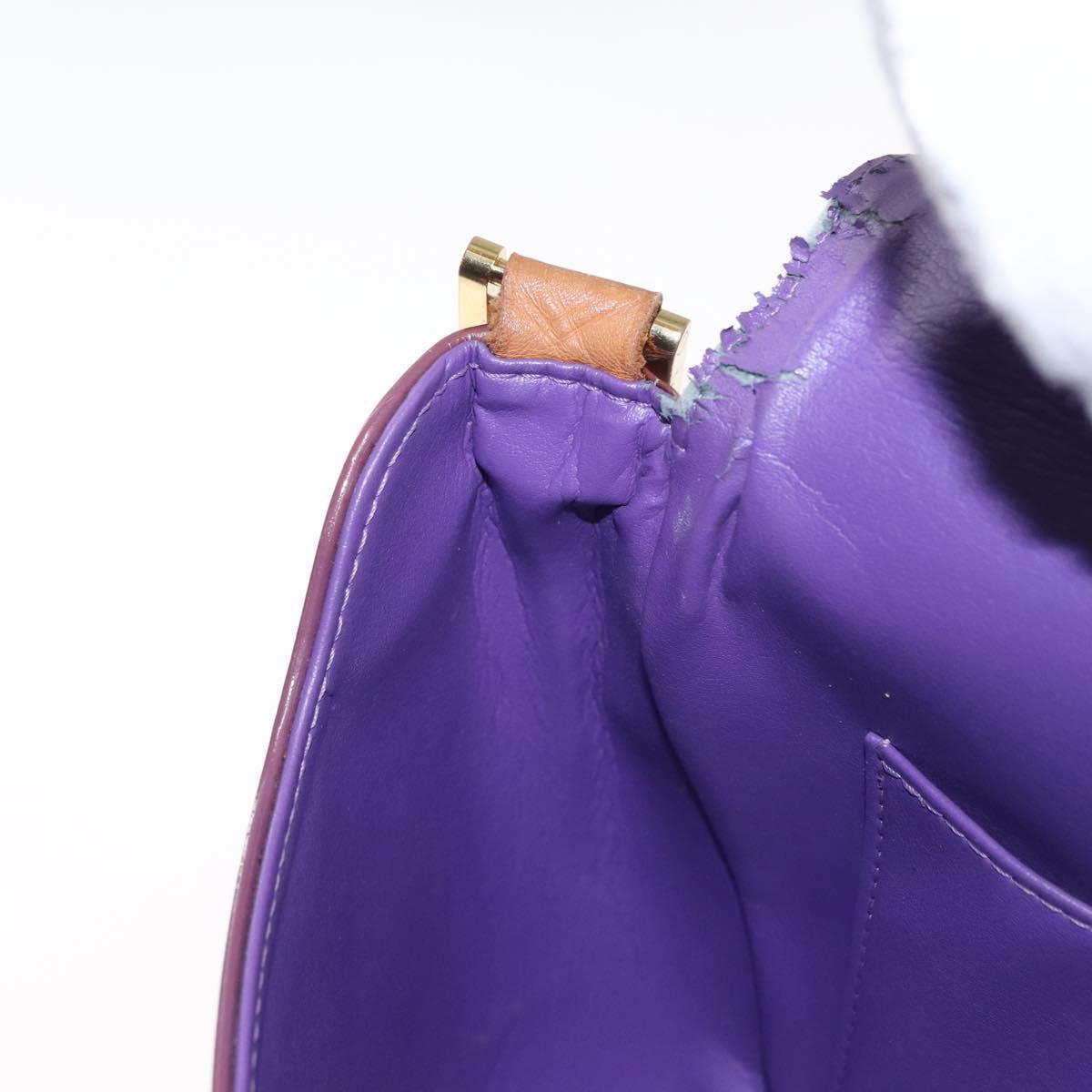 LOUIS VUITTON Vernis Thompson Street Bag Purple Viole M91095 Auth 162088