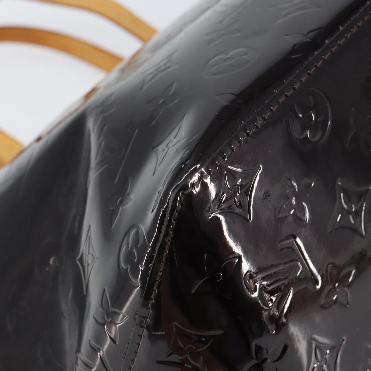 LOUIS VUITTON Monogram Vernis Bellevue GM Tote Bag Amarante M93589 Auth 162091