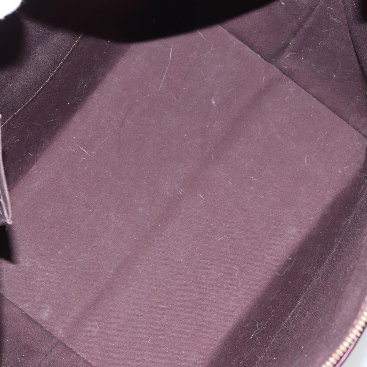 LOUIS VUITTON Monogram Vernis Bellevue GM Tote Bag Amarante M93589 Auth 162091