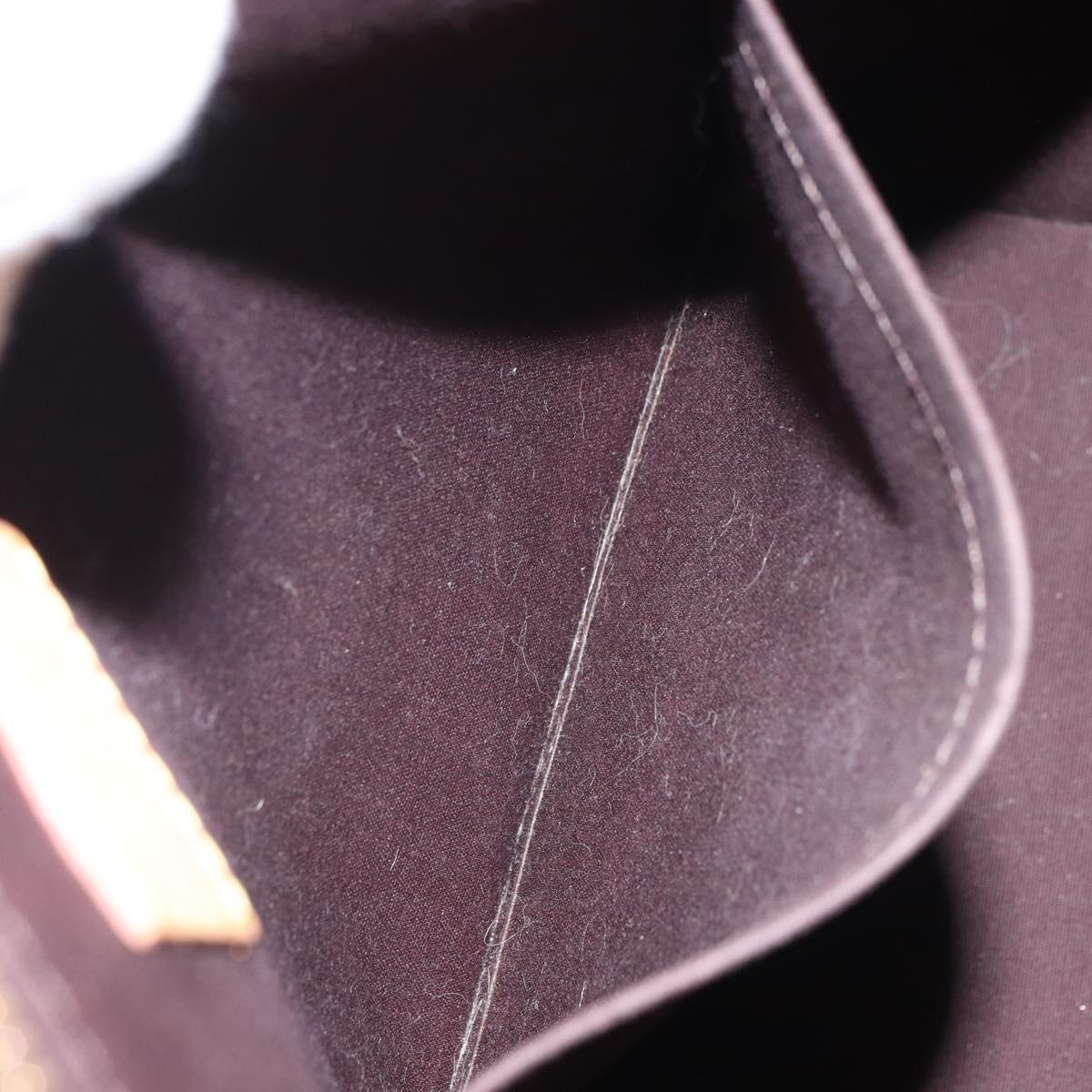 LOUIS VUITTON Monogram Vernis Bellevue GM Tote Bag Amarante M93589 Auth 162091