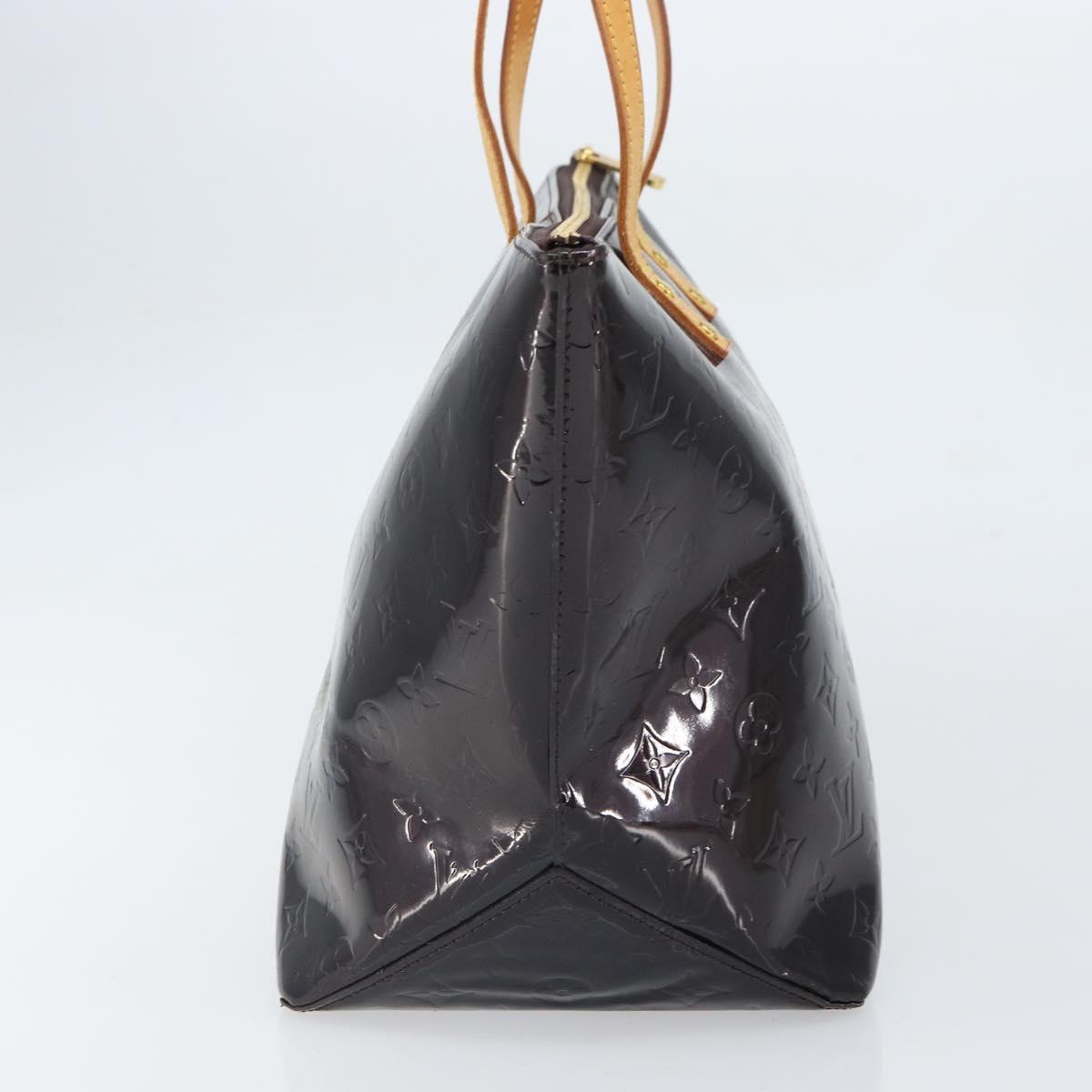 LOUIS VUITTON Monogram Vernis Bellevue GM Tote Bag Amarante M93589 Auth 162091