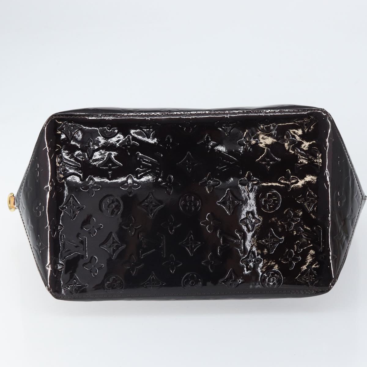 LOUIS VUITTON Monogram Vernis Bellevue GM Tote Bag Amarante M93589 Auth 162091