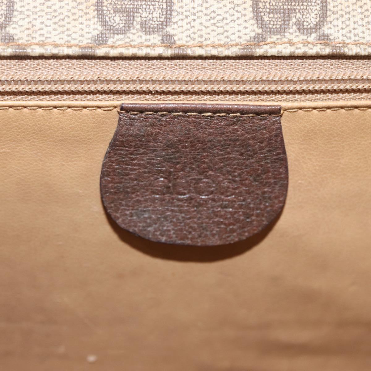 GUCCI GG Supreme Shoulder Bag PVC Beige Gold 004 115 6197 Auth 162108