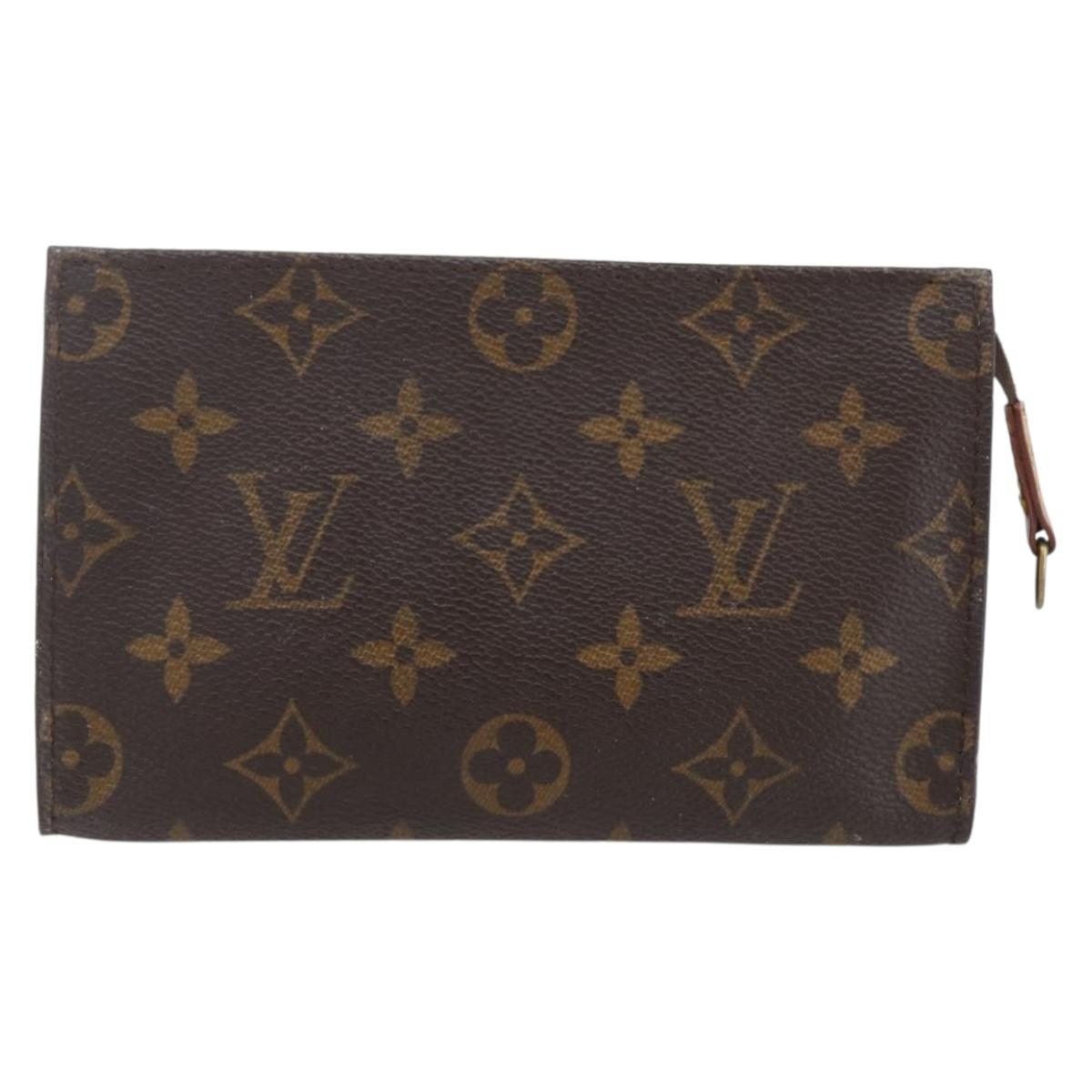 LOUIS VUITTON Monogram Bucket PM Accessory Pouch LV Auth 162210