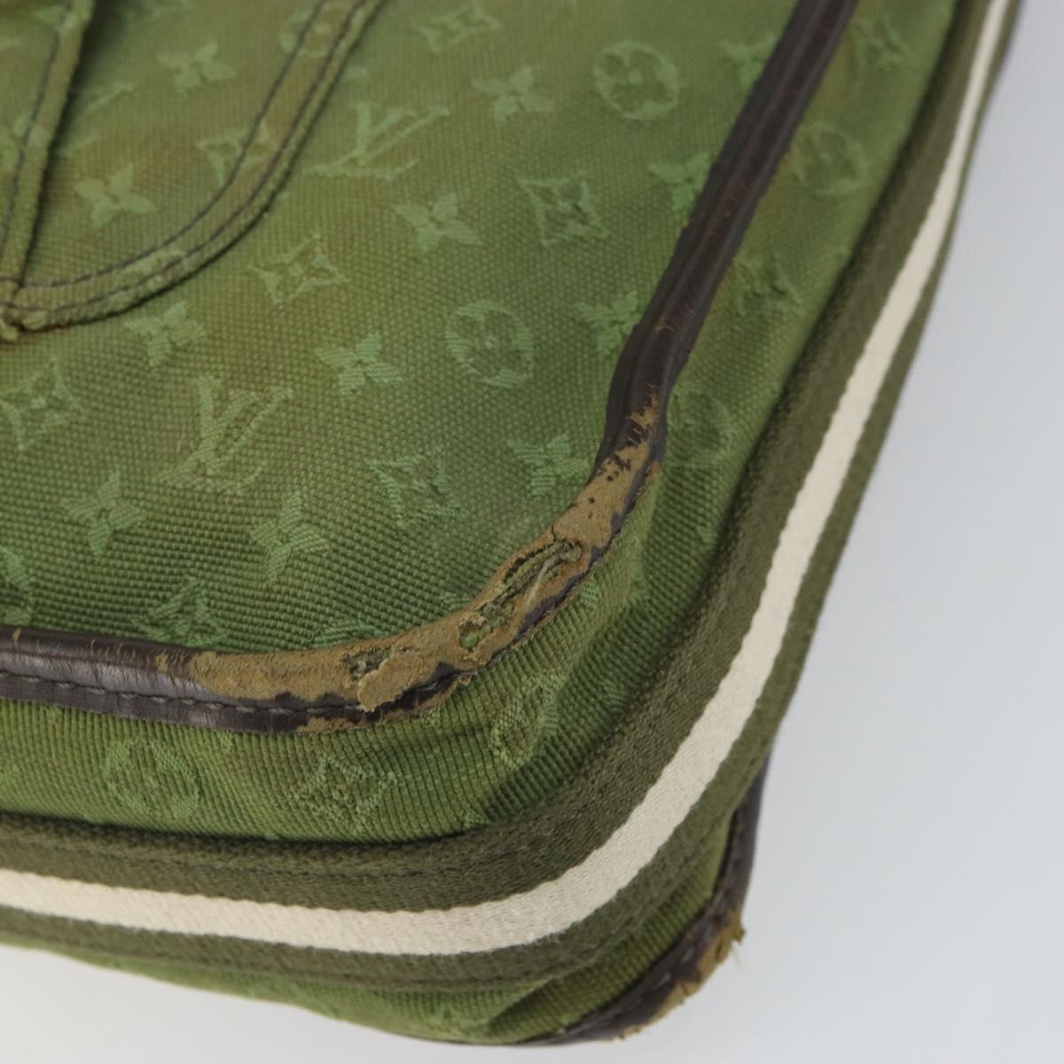 LOUIS VUITTON Monogram Mini Besace Mary Kate Bag TST Khaki M92322 LV Auth 162211