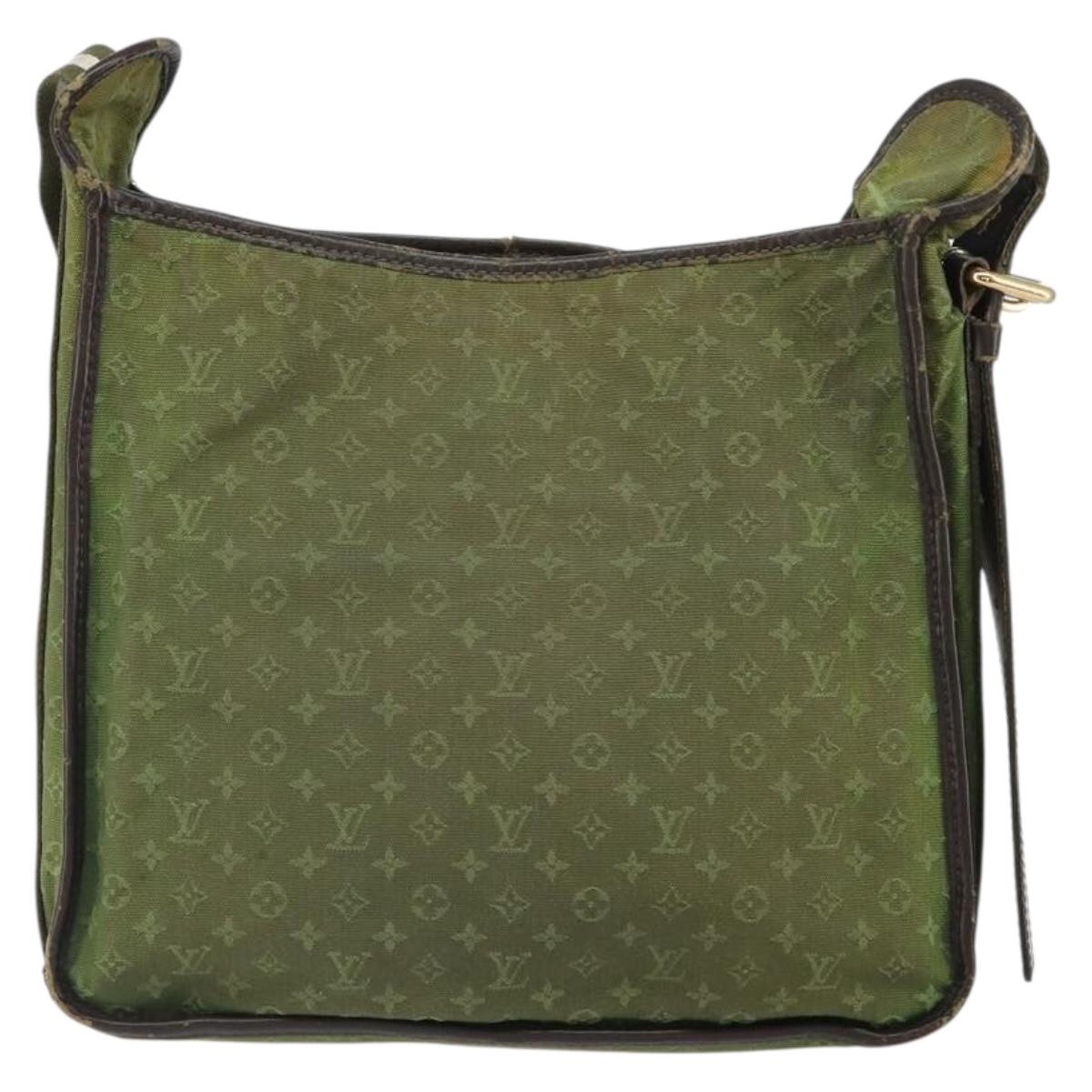 LOUIS VUITTON Monogram Mini Besace Mary Kate Bag TST Khaki M92322 LV Auth 162211