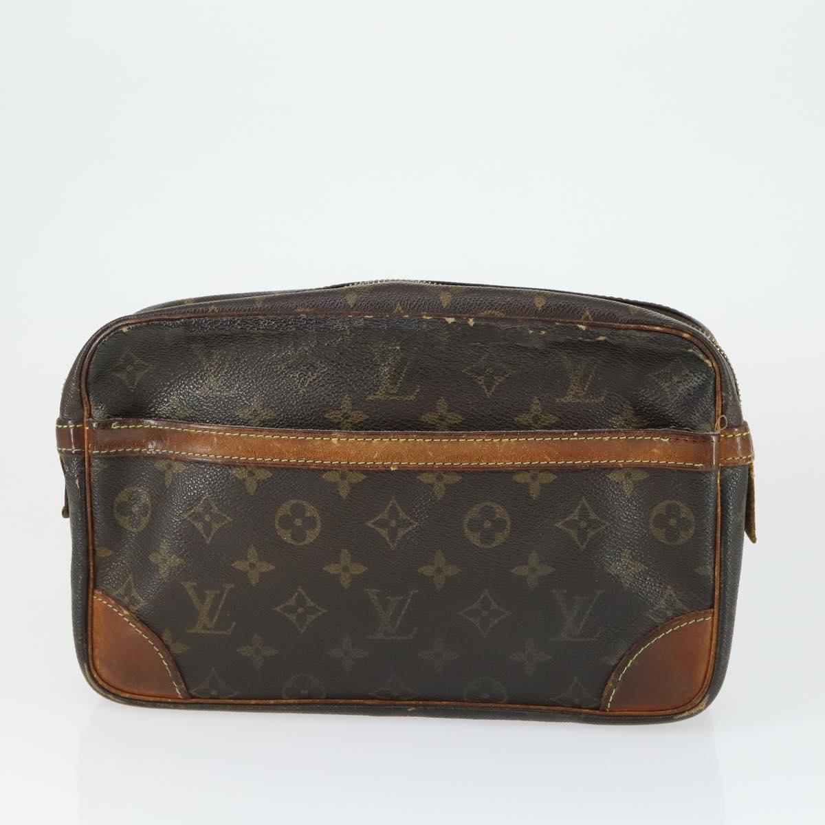 LOUIS VUITTON Monogram Poche Toilette 26 Pouch 3 Set M47542 LV Auth 162213