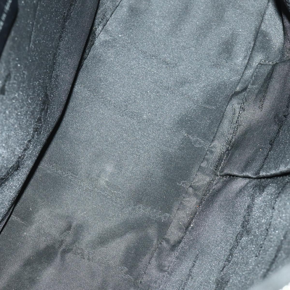 Salvatore Ferragamo Gancini Bag Leather Canvas 3 Set Black Auth 162217