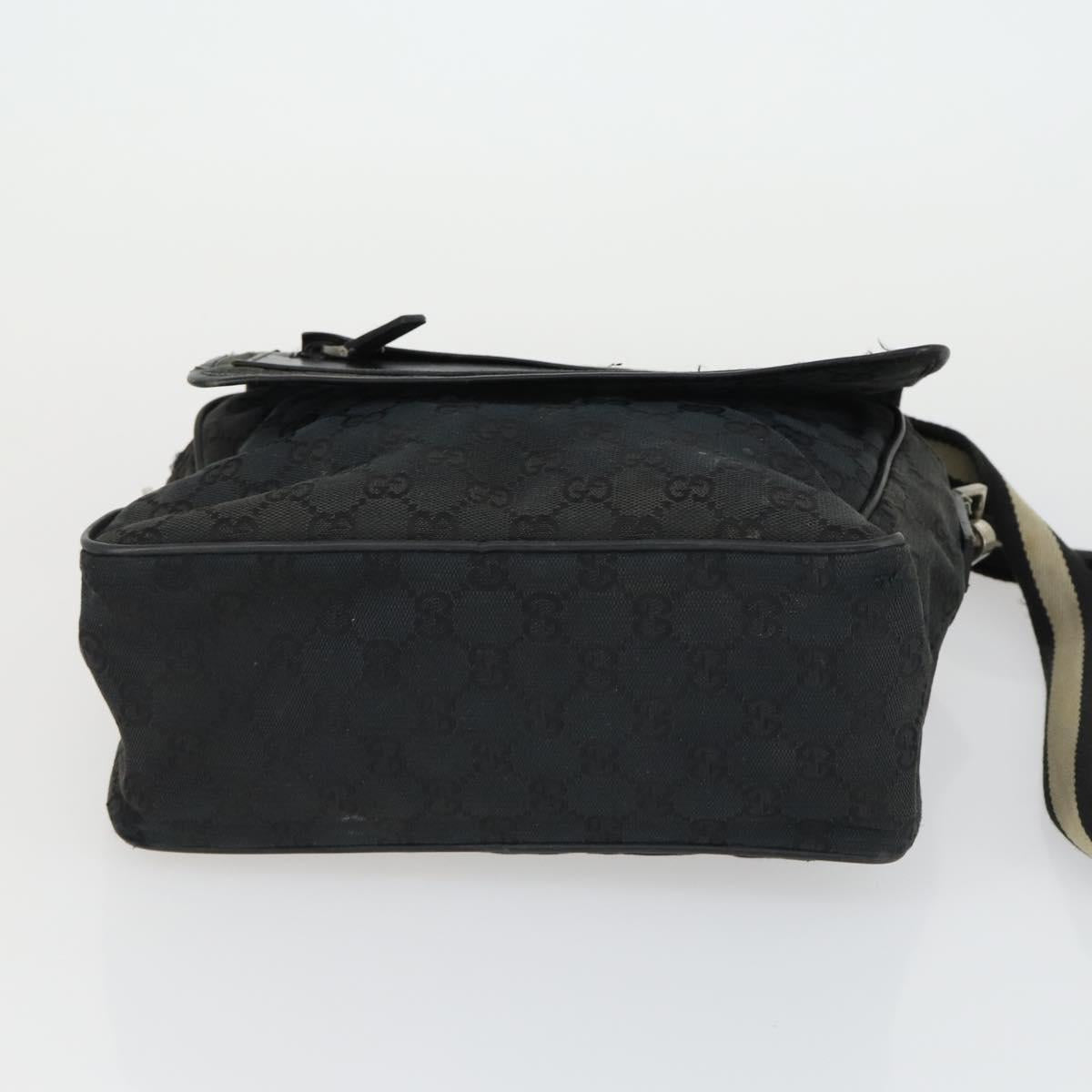 GUCCI GG Canvas Micro GG Supreme Bag Canvas PVC Suede 3 Set Beige Auth 162218