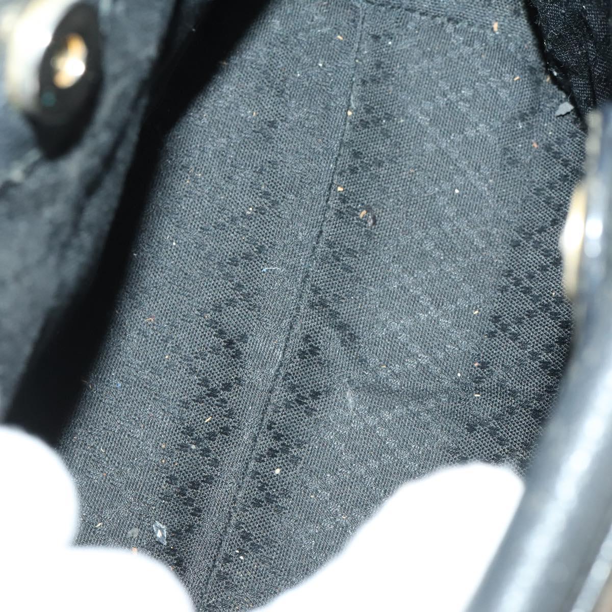 GUCCI Bamboo Shoulder Bag Leather Canvas Suede 3 Set Black Brown Auth 162219