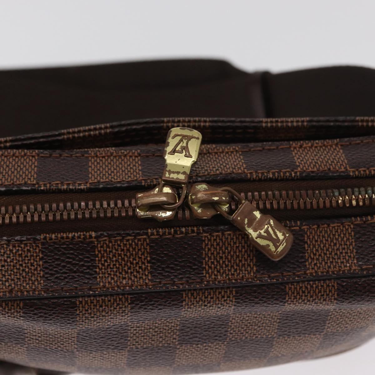 LOUIS VUITTON Damier Ebene Geronimos Shoulder Bag N51994 LV Auth 162244