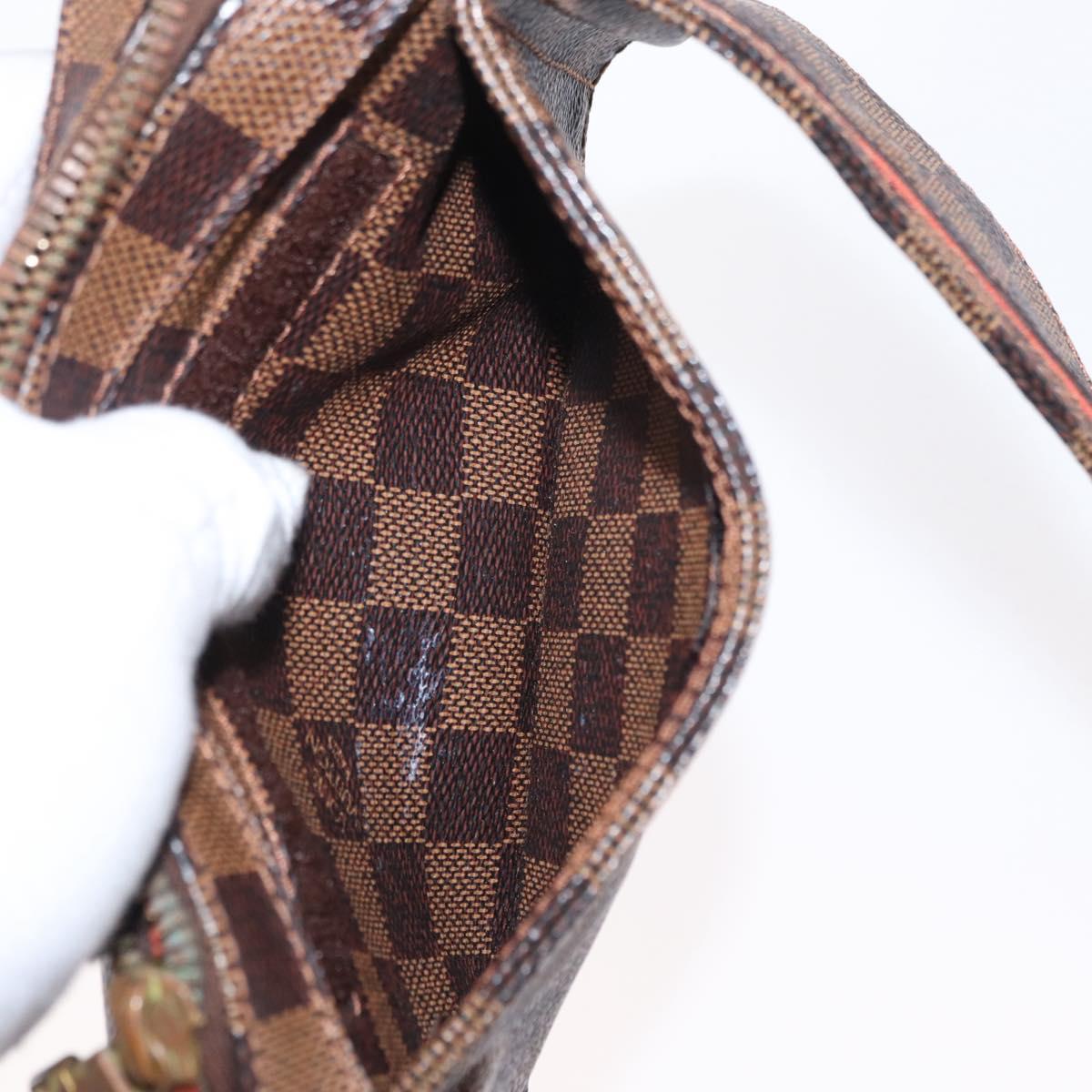 LOUIS VUITTON Damier Ebene Geronimos Shoulder Bag N51994 LV Auth 162244