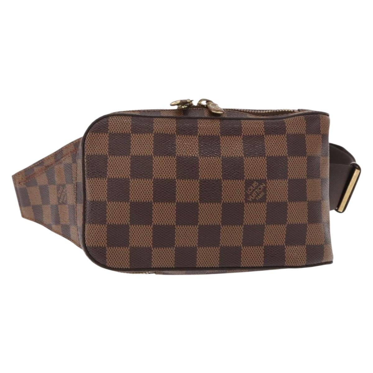 LOUIS VUITTON Damier Ebene Geronimos Shoulder Bag N51994 LV Auth 162244