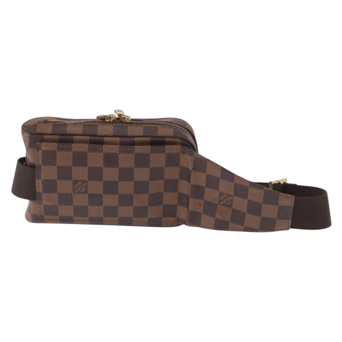 LOUIS VUITTON Damier Ebene Geronimos Shoulder Bag N51994 LV Auth 162244
