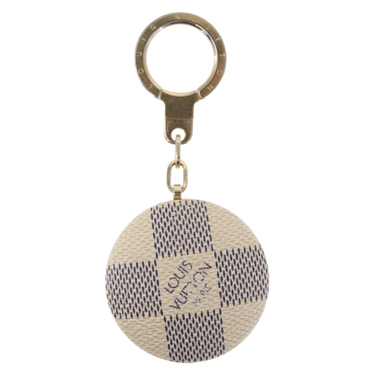 LOUIS VUITTON Damier Azur Astropill Charm N65989 LV Auth 162260