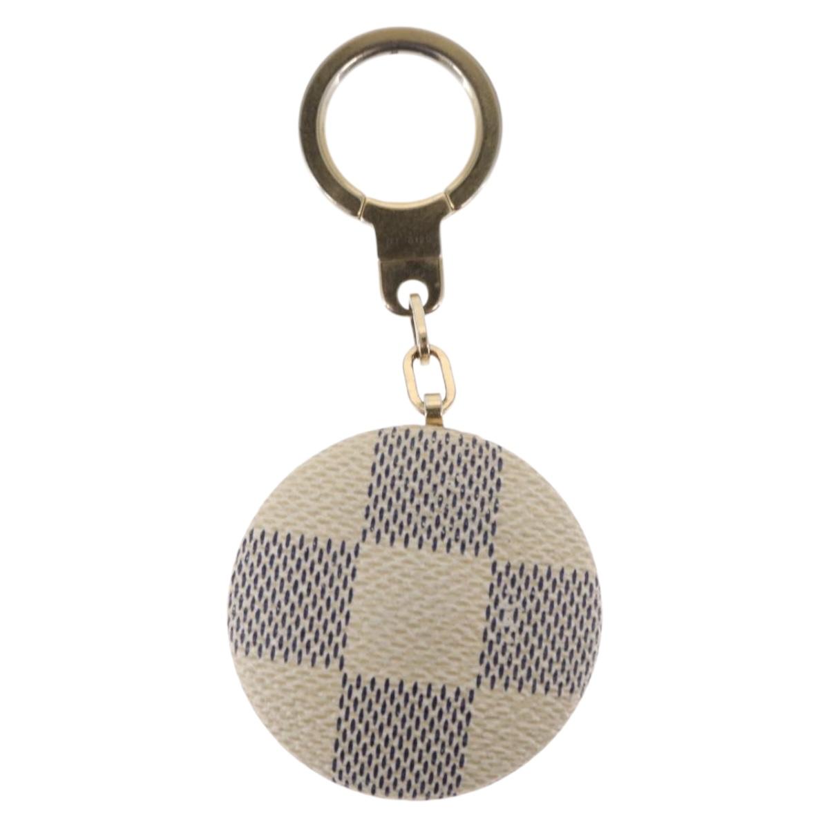 LOUIS VUITTON Damier Azur Astropill Charm N65989 LV Auth 162260