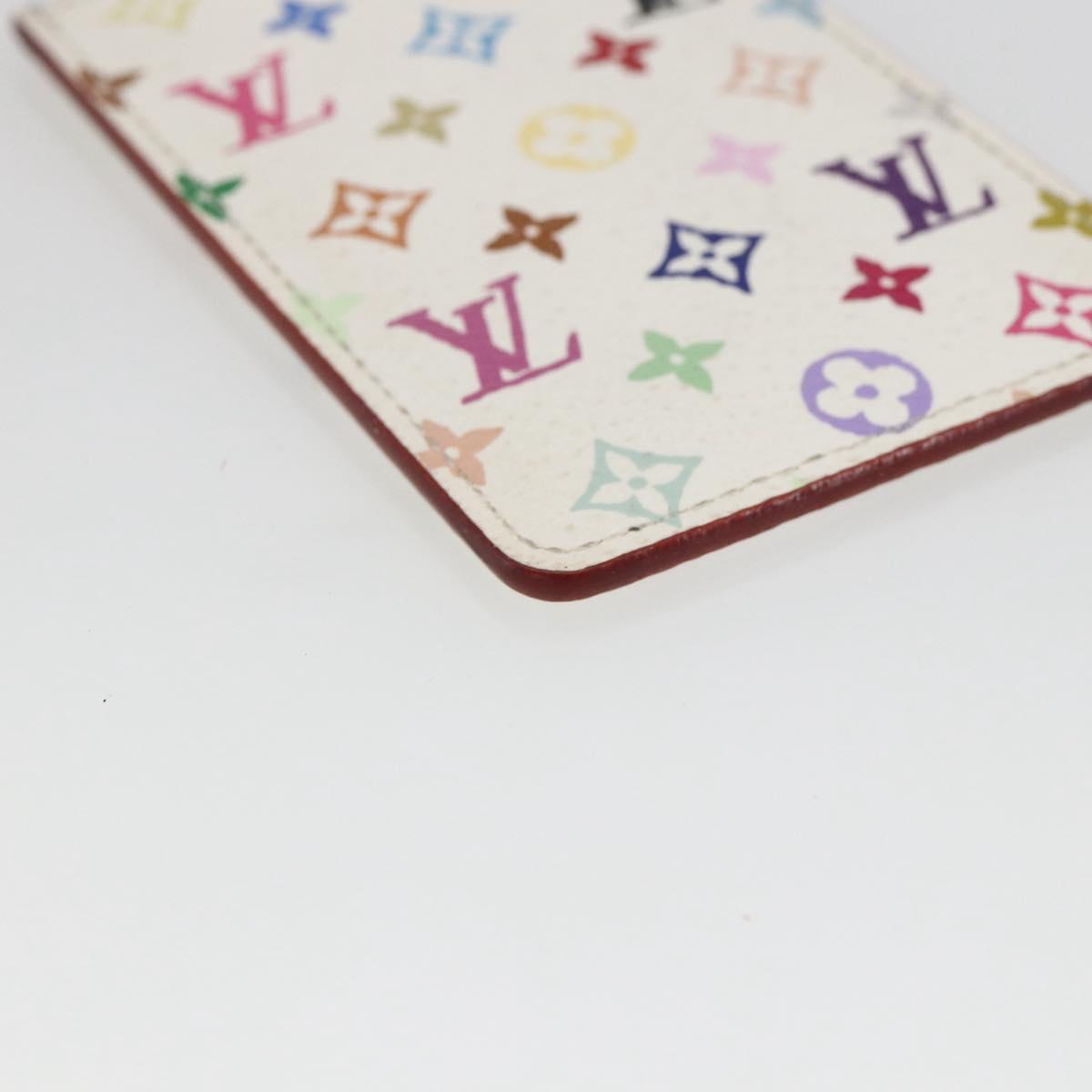 LOUIS VUITTON Monogram Multicolor Etui Miroir White M92651 LV Auth 162263V