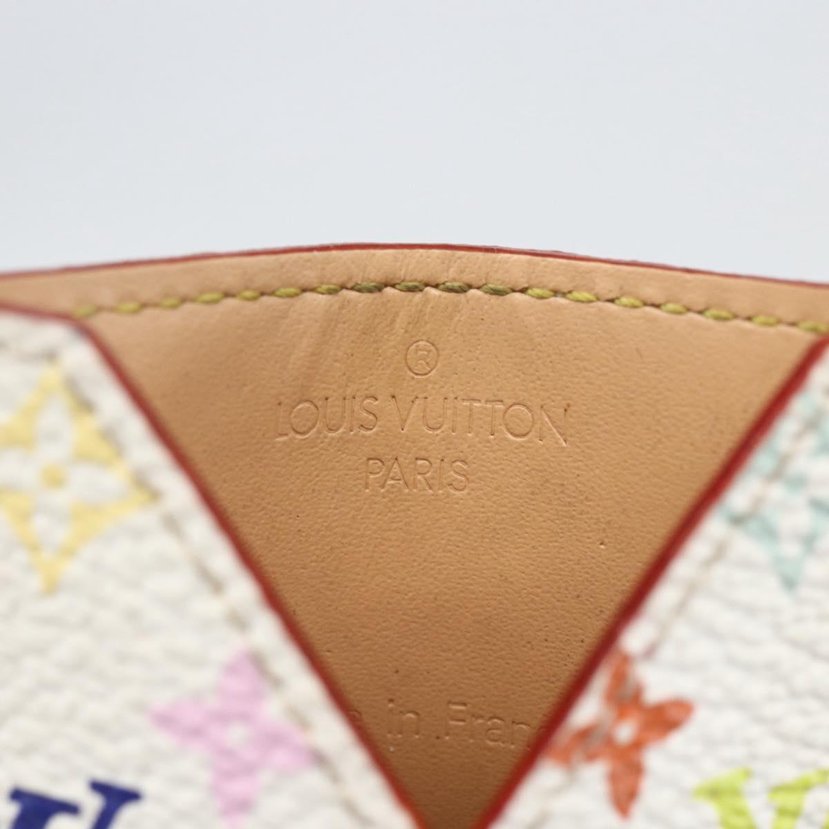 LOUIS VUITTON Monogram Multicolor Etui Miroir White M92651 LV Auth 162263V