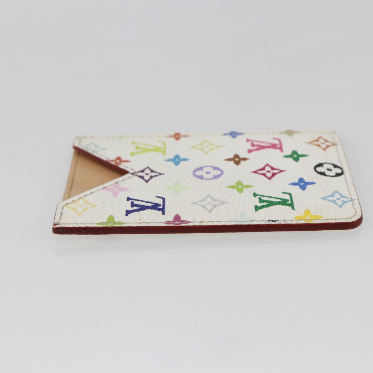 LOUIS VUITTON Monogram Multicolor Etui Miroir White M92651 LV Auth 162263V