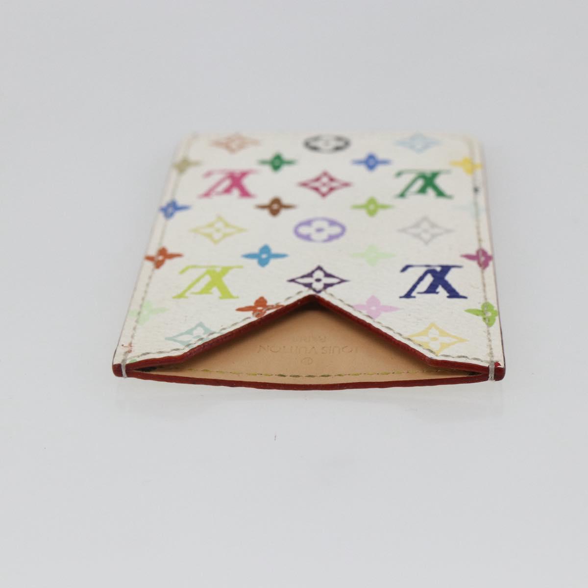 LOUIS VUITTON Monogram Multicolor Etui Miroir White M92651 LV Auth 162263V