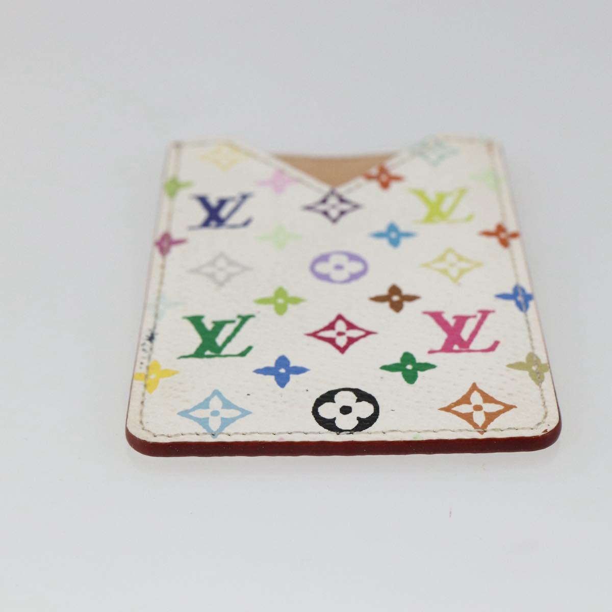 LOUIS VUITTON Monogram Multicolor Etui Miroir White M92651 LV Auth 162263V