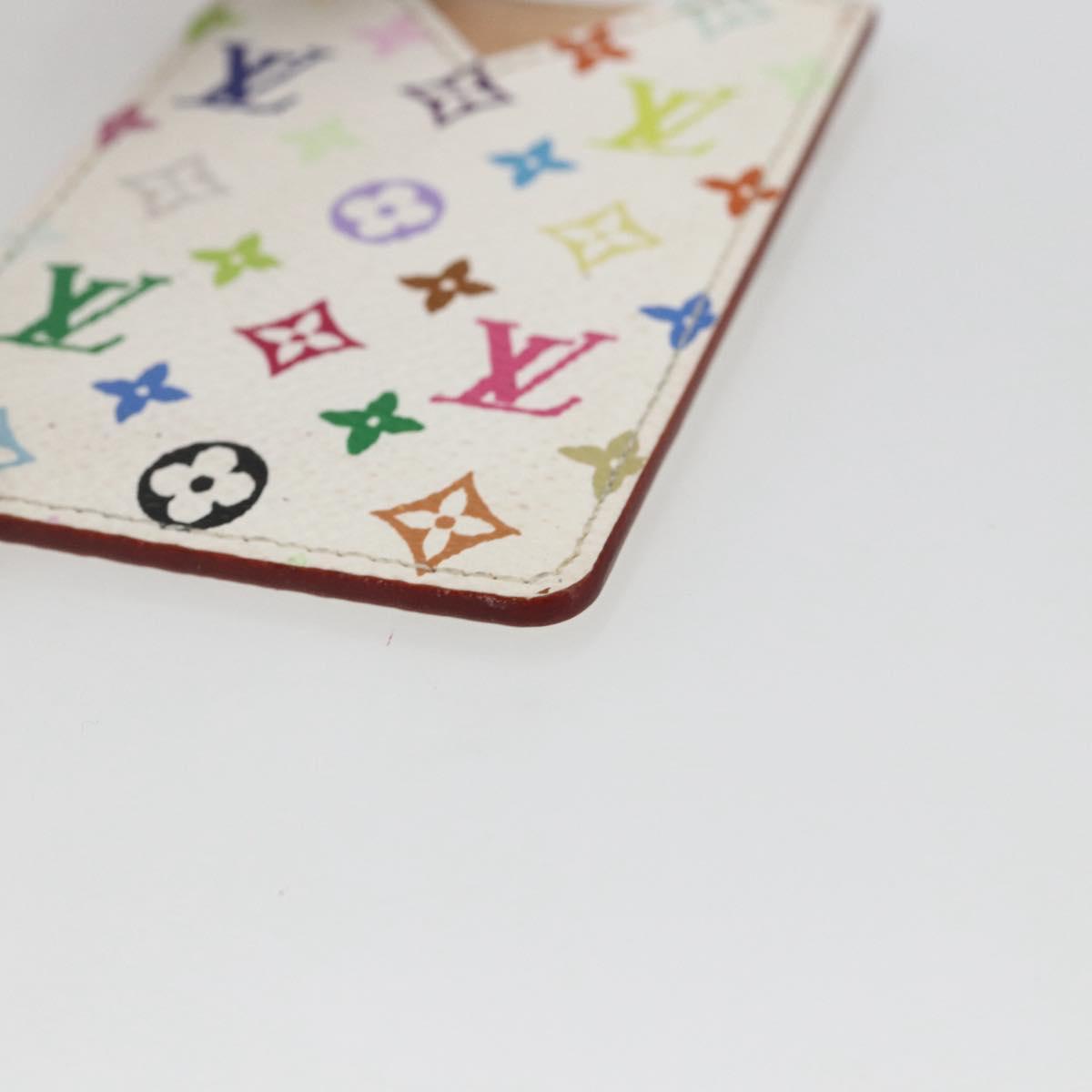 LOUIS VUITTON Monogram Multicolor Etui Miroir White M92651 LV Auth 162263V