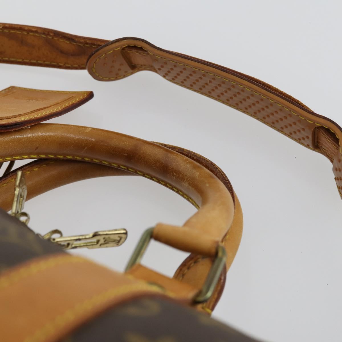 LOUIS VUITTON Monogram Keepall Bandouliere 50 Boston Bag M41416 LV Auth 162281