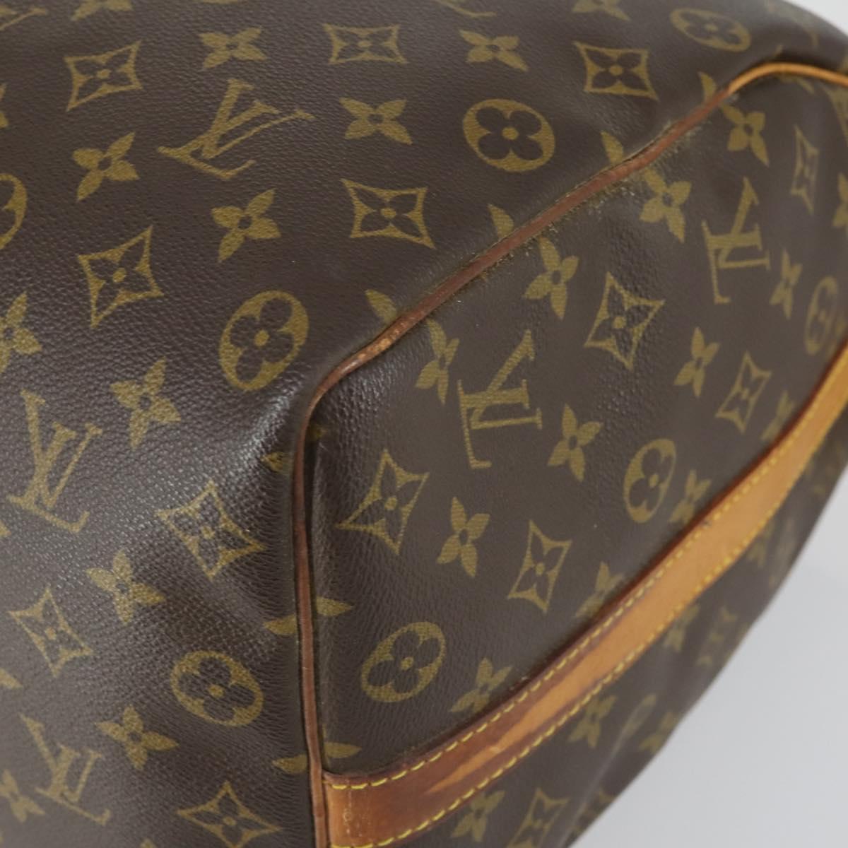 LOUIS VUITTON Monogram Keepall Bandouliere 50 Boston Bag M41416 LV Auth 162281