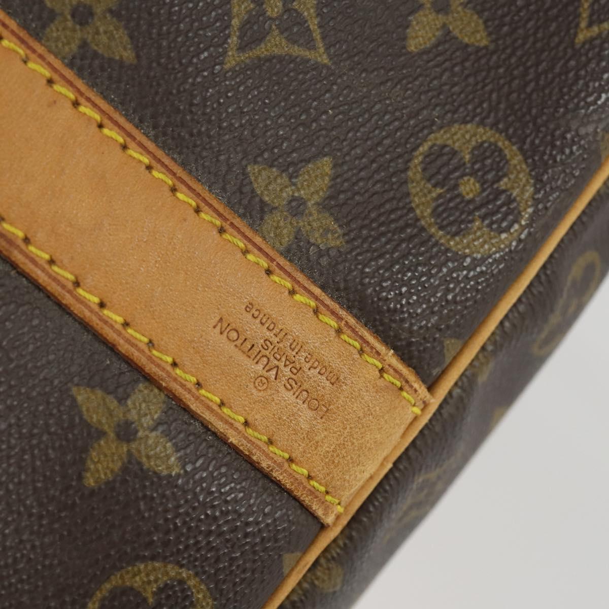 LOUIS VUITTON Monogram Keepall Bandouliere 50 Boston Bag M41416 LV Auth 162281