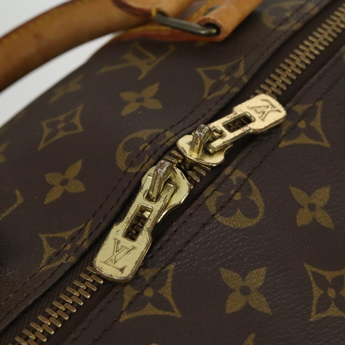 LOUIS VUITTON Monogram Keepall Bandouliere 50 Boston Bag M41416 LV Auth 162281