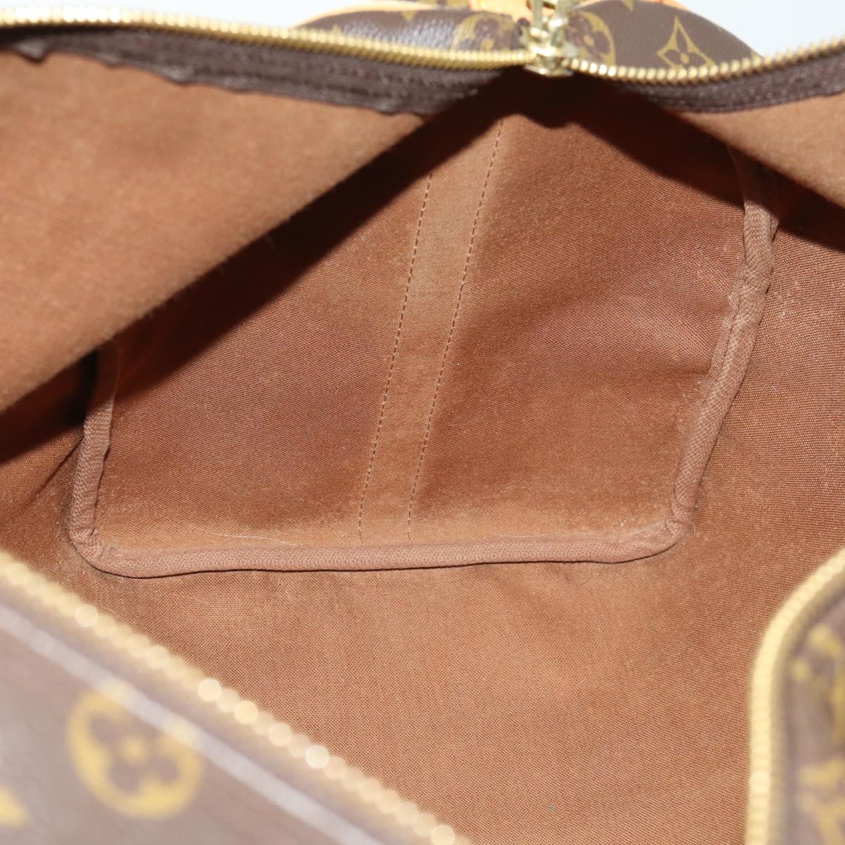 LOUIS VUITTON Monogram Keepall Bandouliere 50 Boston Bag M41416 LV Auth 162281