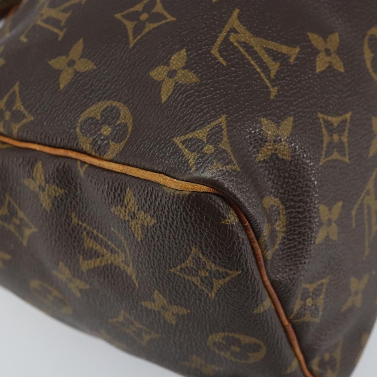 LOUIS VUITTON Monogram Speedy 25 Hand Bag M41528 LV Auth 162284