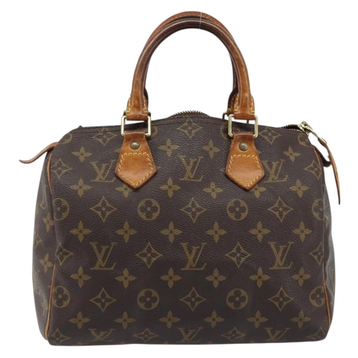 LOUIS VUITTON Monogram Speedy 25 Hand Bag M41528 LV Auth 162284