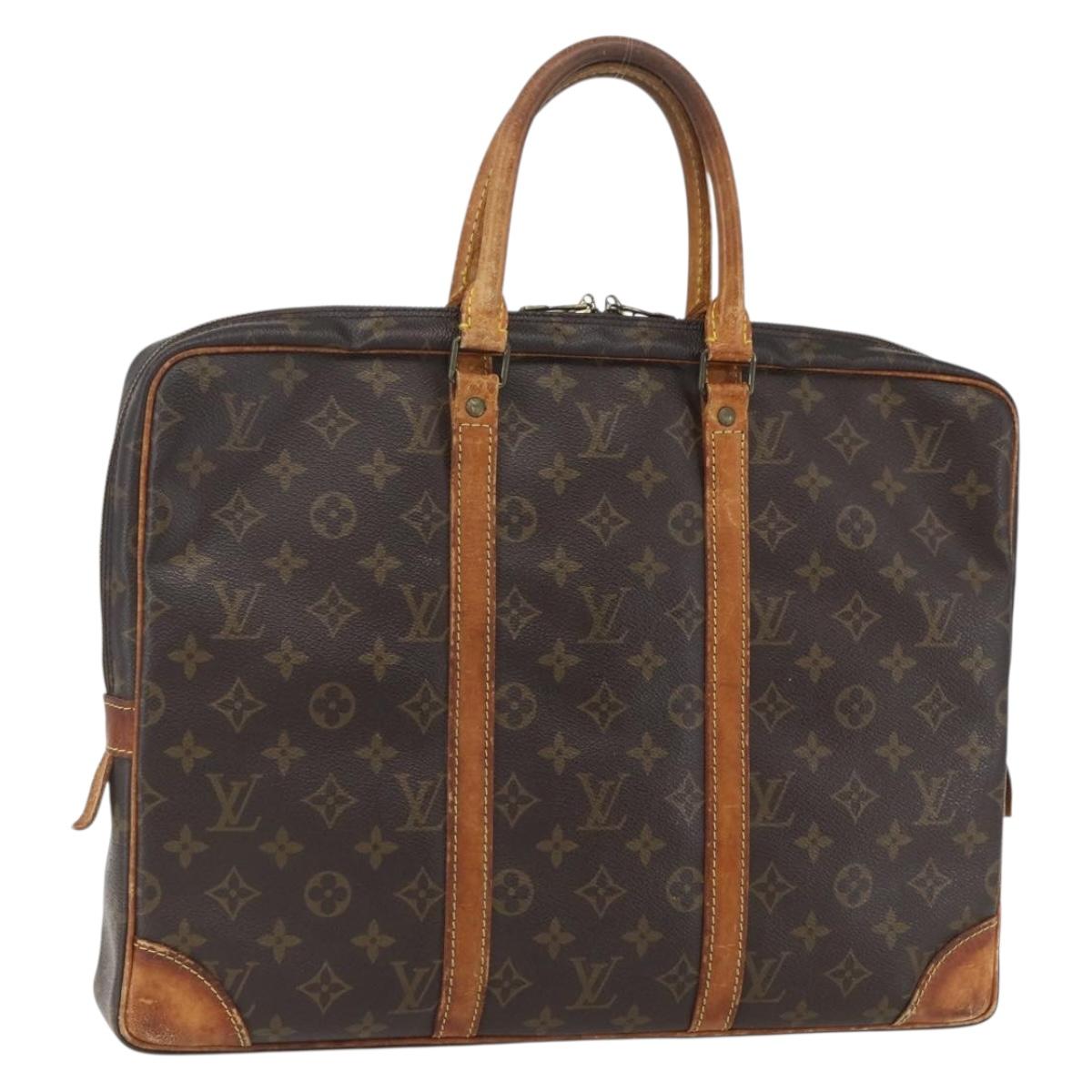 LOUIS VUITTON Monogram Porte Documents Voyage Business Bag M53361 LV Auth 162285