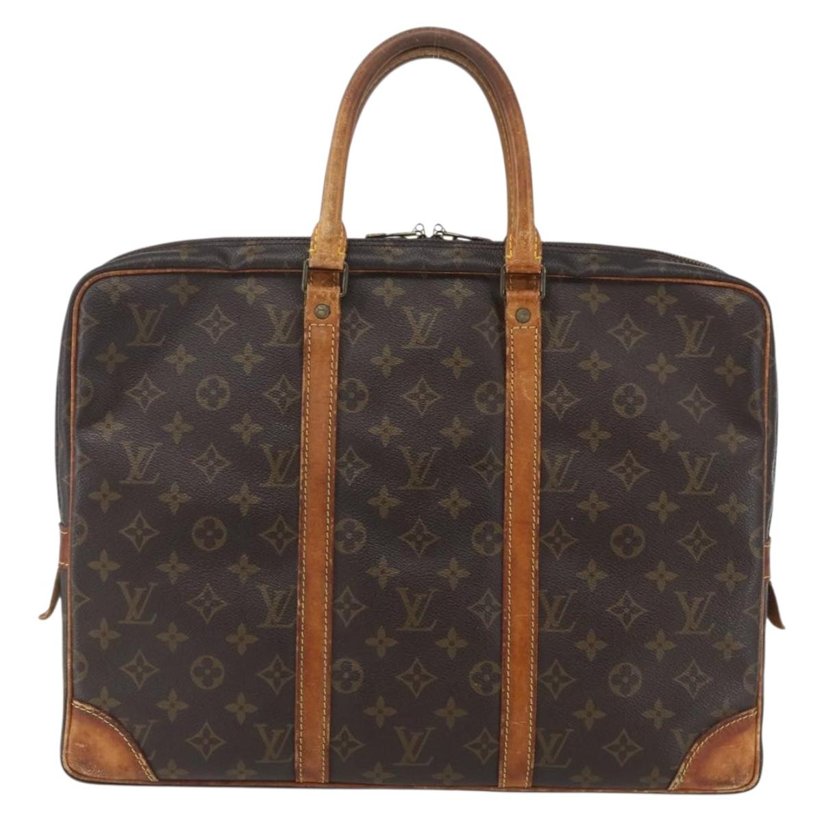 LOUIS VUITTON Monogram Porte Documents Voyage Business Bag M53361 LV Auth 162285
