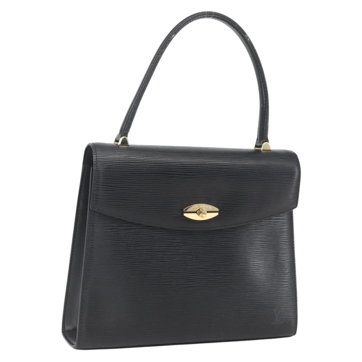 LOUIS VUITTON Epi Malesherbes Hand Bag Black M52372 LV Auth 162295