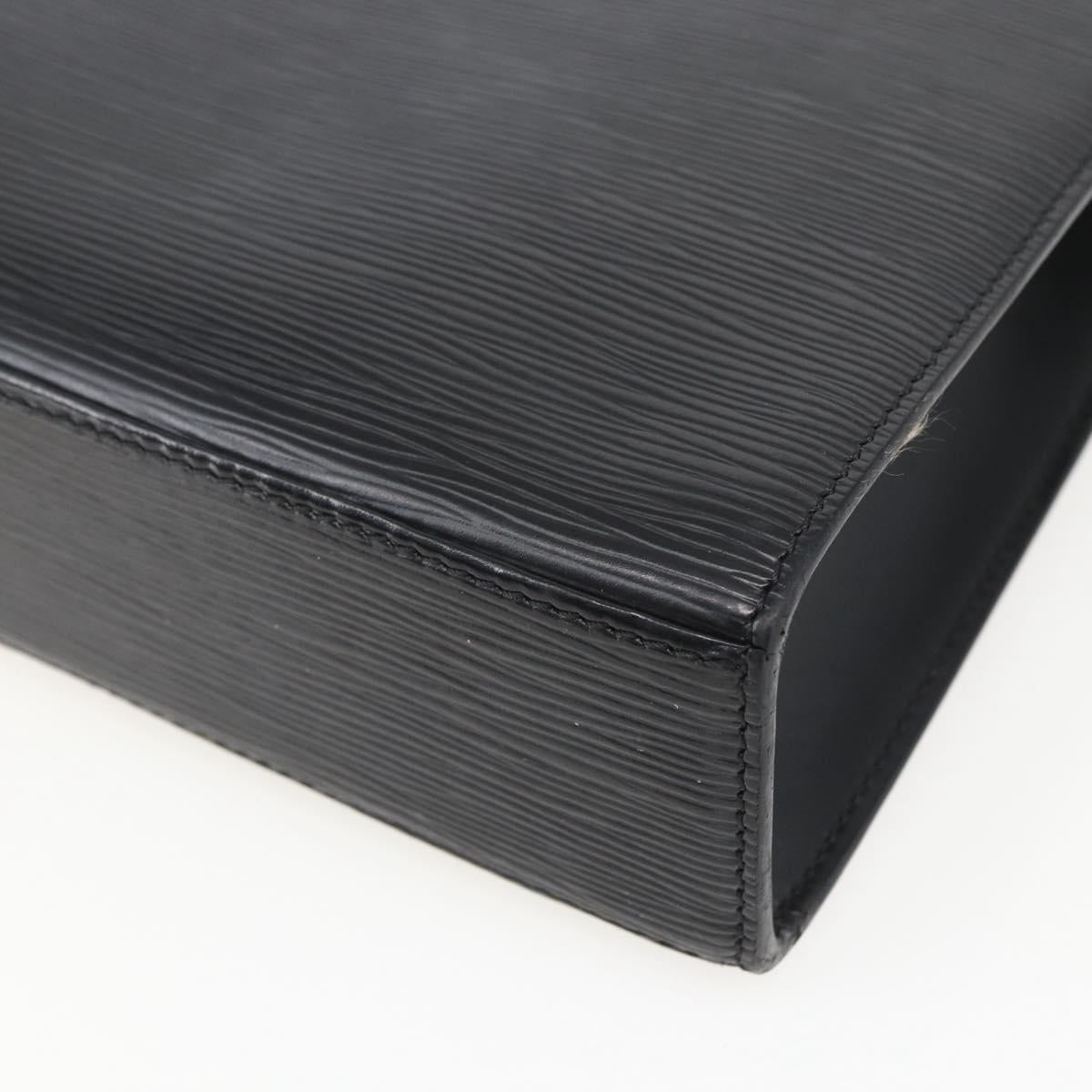 LOUIS VUITTON Epi Malesherbes Hand Bag Black M52372 LV Auth 162295