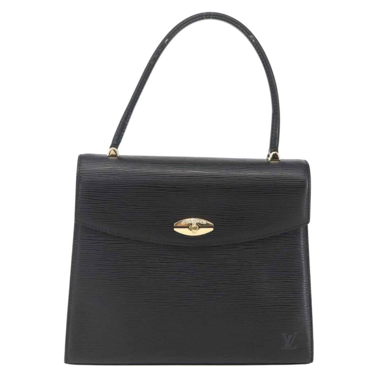 LOUIS VUITTON Epi Malesherbes Hand Bag Black M52372 LV Auth 162295