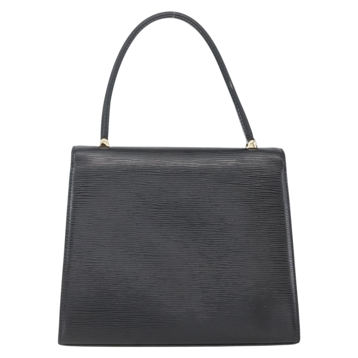 LOUIS VUITTON Epi Malesherbes Hand Bag Black M52372 LV Auth 162295