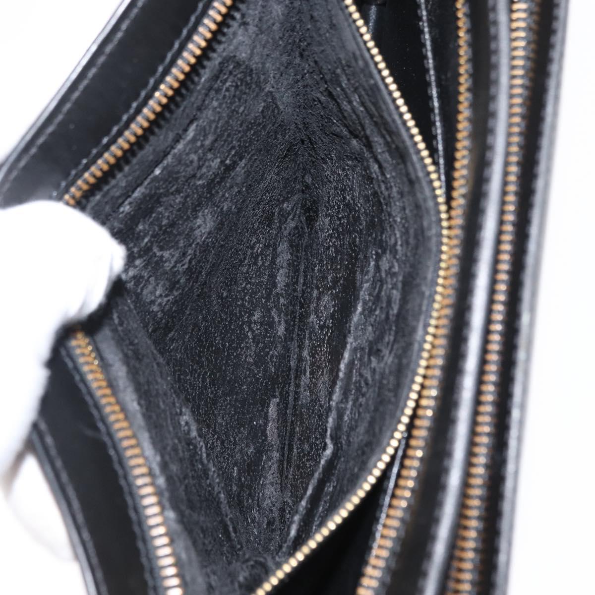 LOUIS VUITTON Epi Angian Shoulder Bag 2way Black M52112 LV Auth 162296
