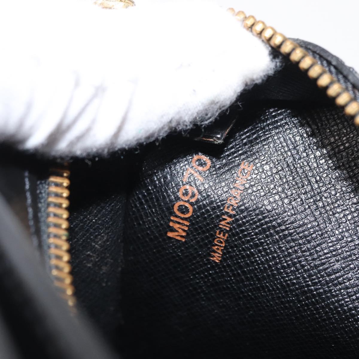 LOUIS VUITTON Epi Angian Shoulder Bag 2way Black M52112 LV Auth 162296