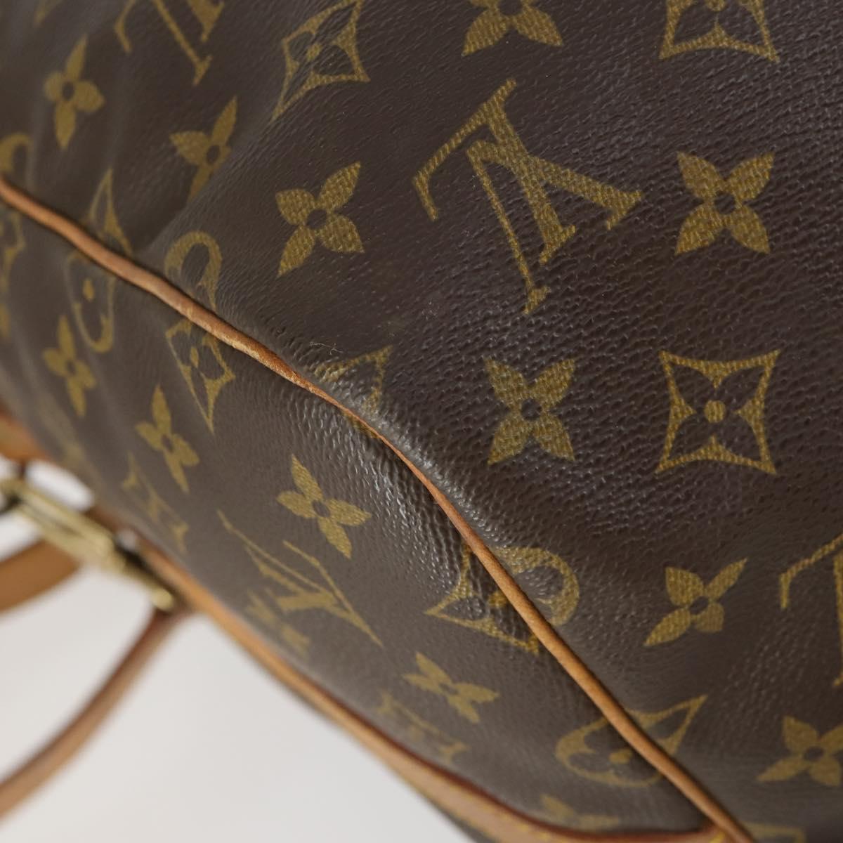 LOUIS VUITTON Monogram Keepall Bandouliere 55 Boston Bag M41414 LV Auth 162347